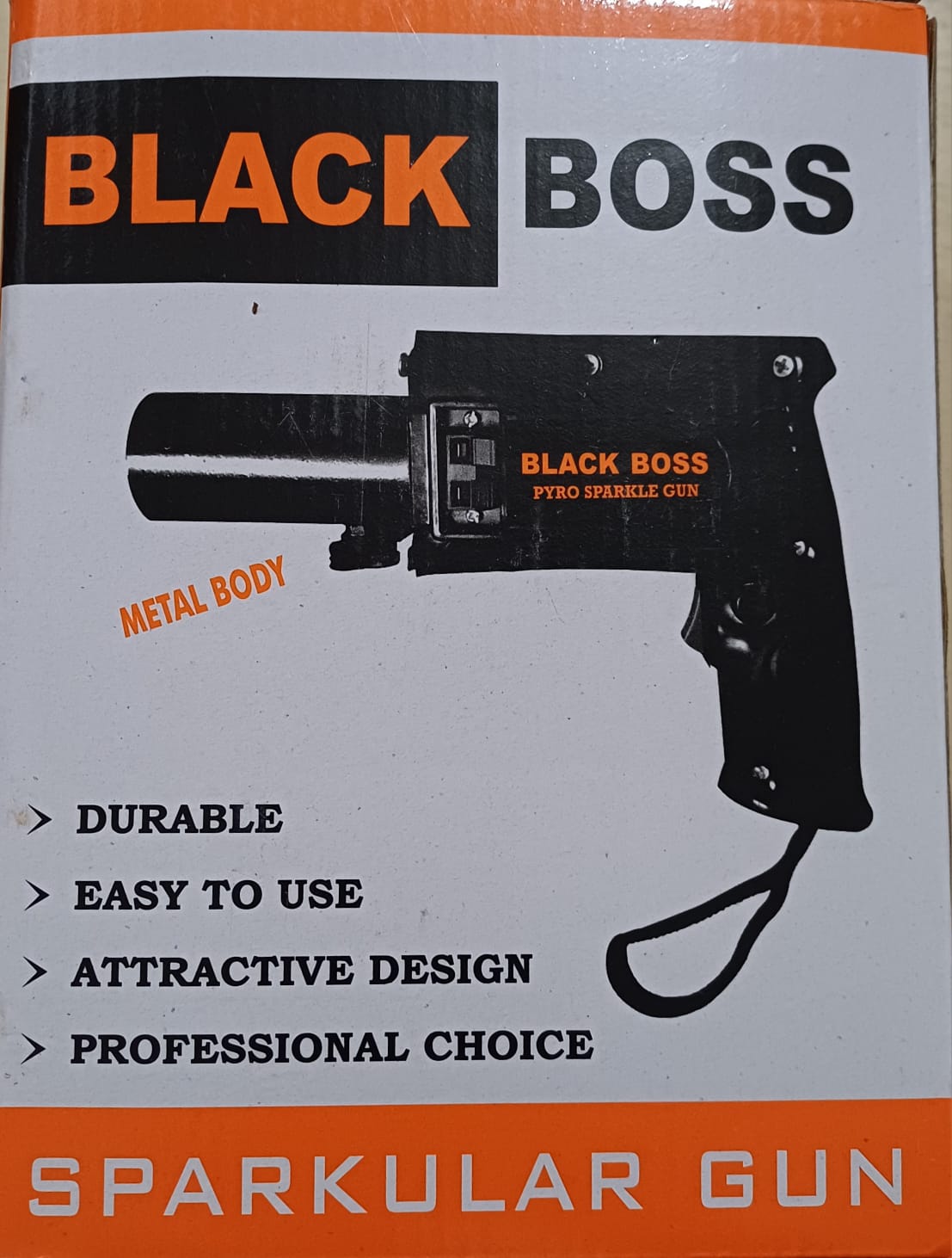 Sparkle Gun with 6 round (Multi Color)